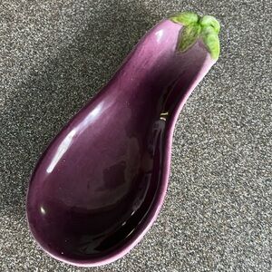 Eggplant spoonrest